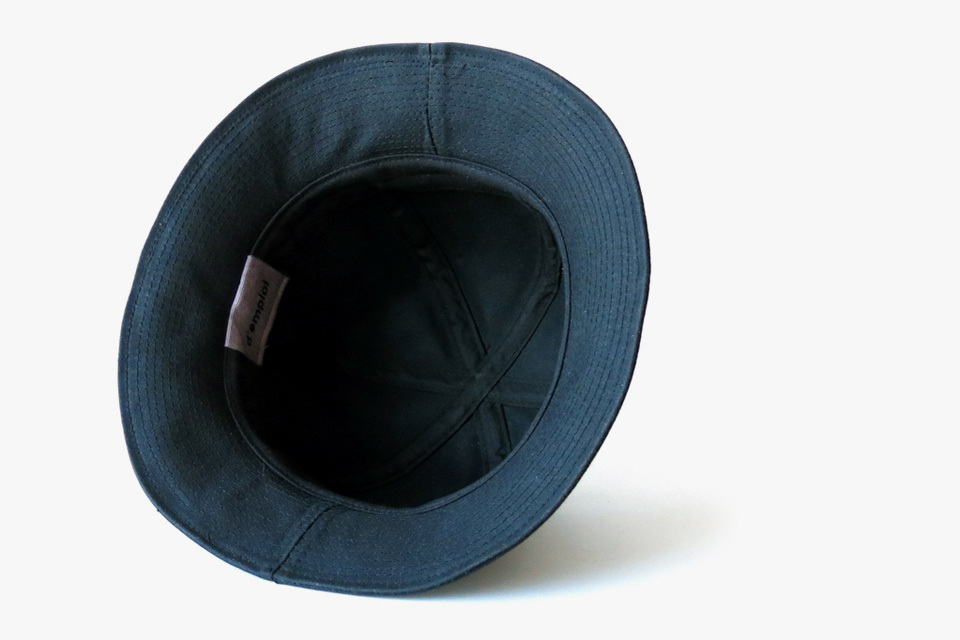 WAXED COTTON BUCKET HATS AND CAPS BY D’EMPLOI