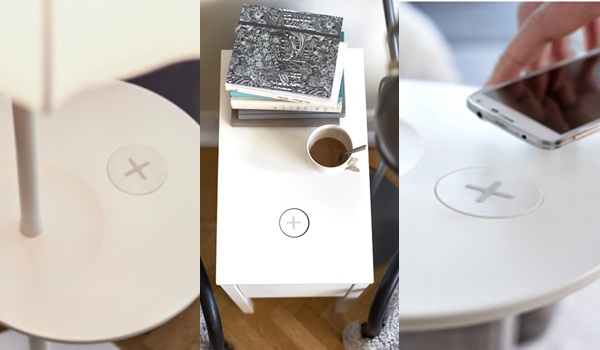 Ikea launches furniture that wirelessly charges smartphones and tablets