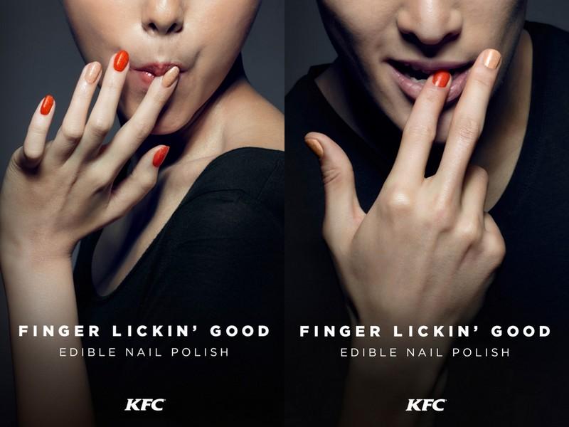 สวย+อิ่ม ลิ้มยาทาเล็บกินได้จาก “KFC”