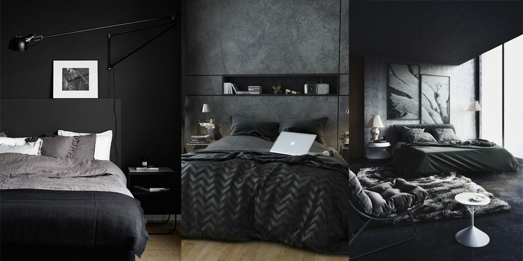 แต่งห้องนอนโทนสีดำ เอาใจคนชอบสีดำกันดีกว่า!