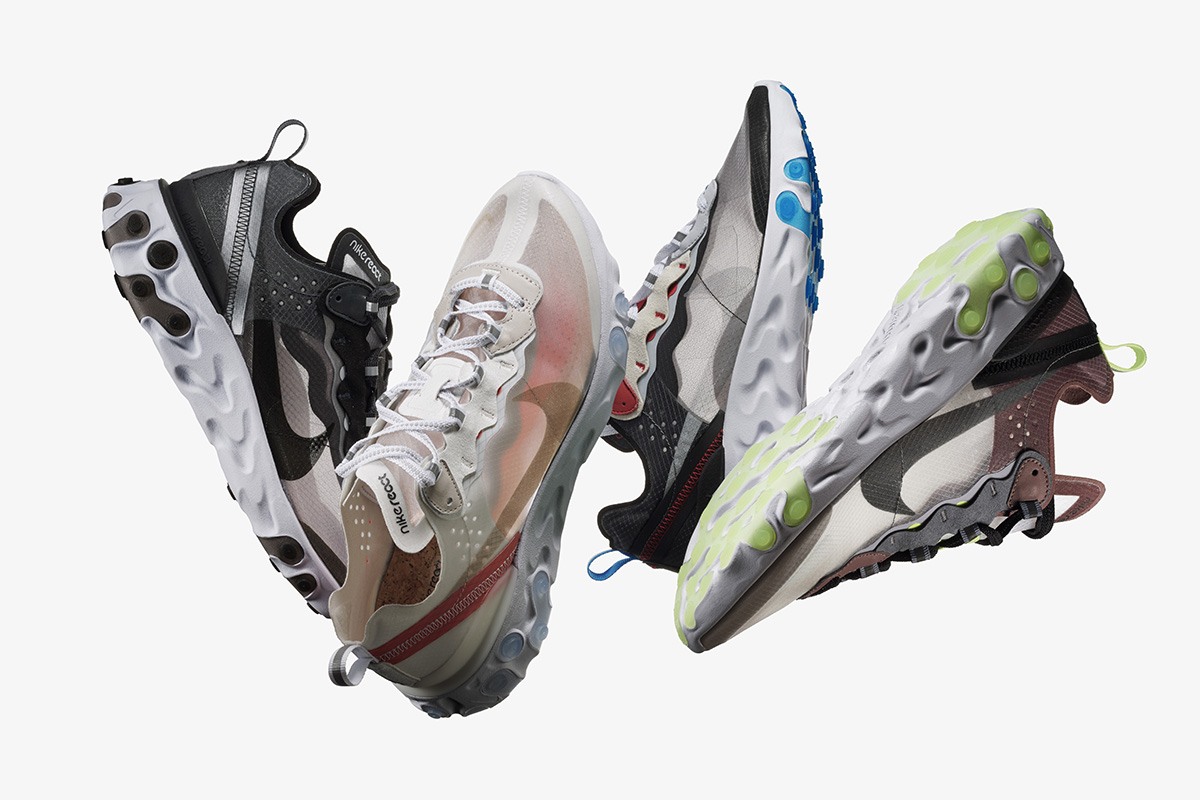 Nike “ React Element 87 “ รองเท้าวิ่งที่มาพร้อมดีไซน์สุดล้ำ